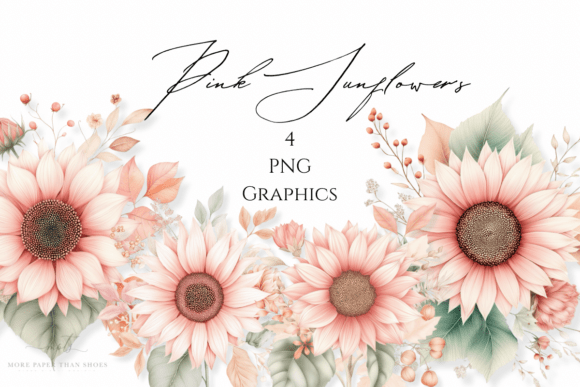 Elevating Autumn Aesthetics: The Strategic Appeal of Fall Pink Sunflower Clipart in Modern Design