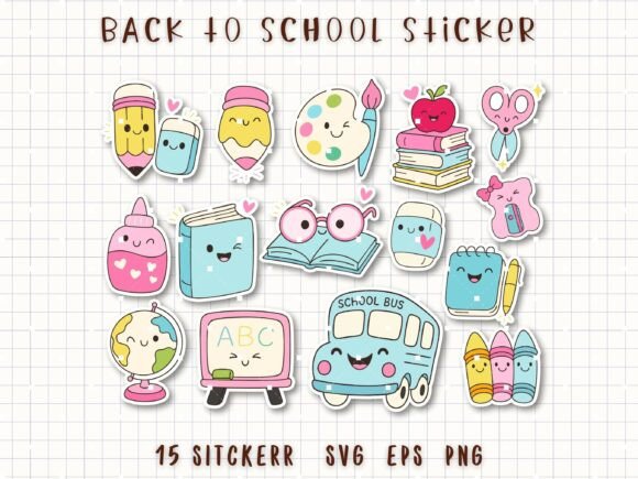 Elevating Educational Branding: The Strategic Value of Digital Back to School Sticker School Supplies