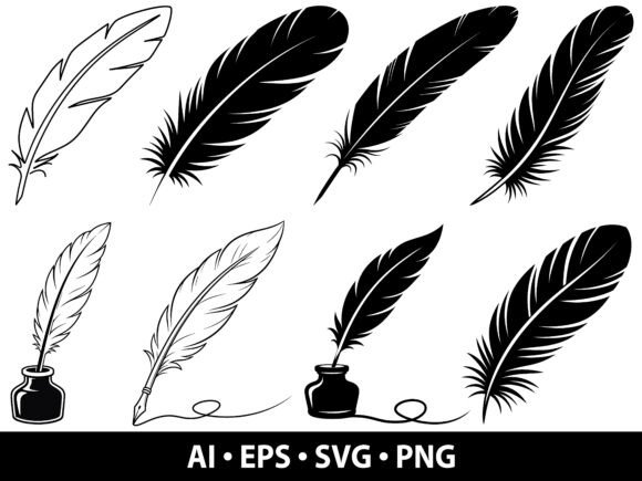 Evaluating the Feather Clipart SVG Bundle for Professional and DIY Design