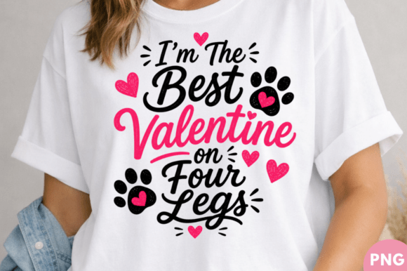 Evaluating the I’m the Best Valentine on Four Legs PNG for Sublimation Projects