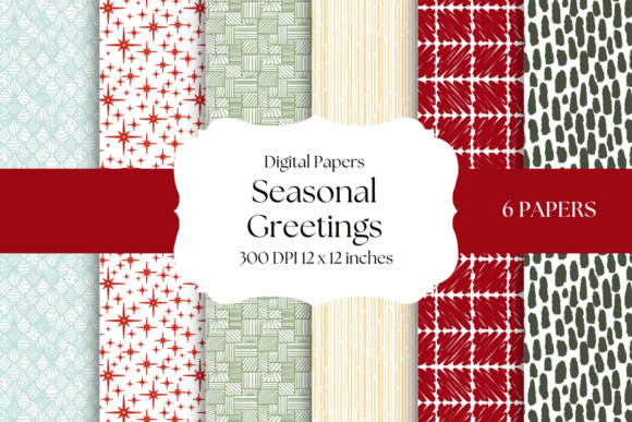 Seasonal Greetings Digital Papers: A Guide to Subtle Holiday Design