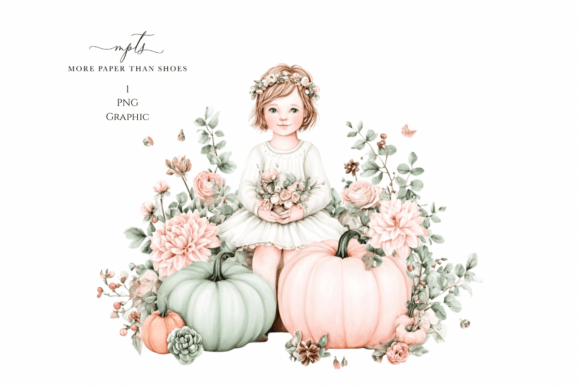 Shabby Chic Pastel Pumpkins with Flowers: A Guide to Soft Autumn Aesthetics