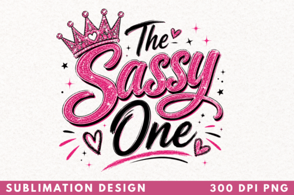 The Sassy One T-Shirt PNG Design